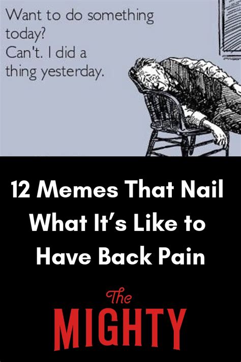 back pain images funny